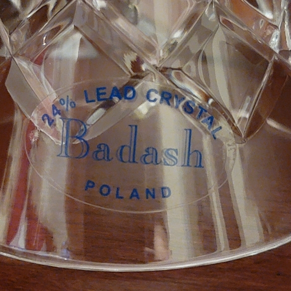 BADASH CRYSTAL ♡ NIB Beautiful Vintage BELL OXFORD 24% Handcut Lead Crystal Bell - Picture 9 of 17
